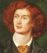 Dante Gabriel Rossetti Portrait of Algernon Swinburne Norge oil painting reproduction